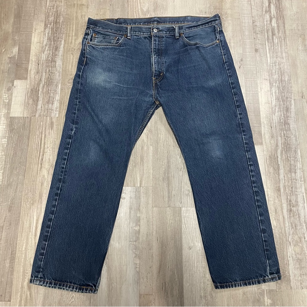 LEVI 505 BLUE JEANS - W42 L30